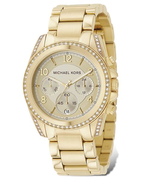 michael kors watch gold square|Michael Kors gold watch price.